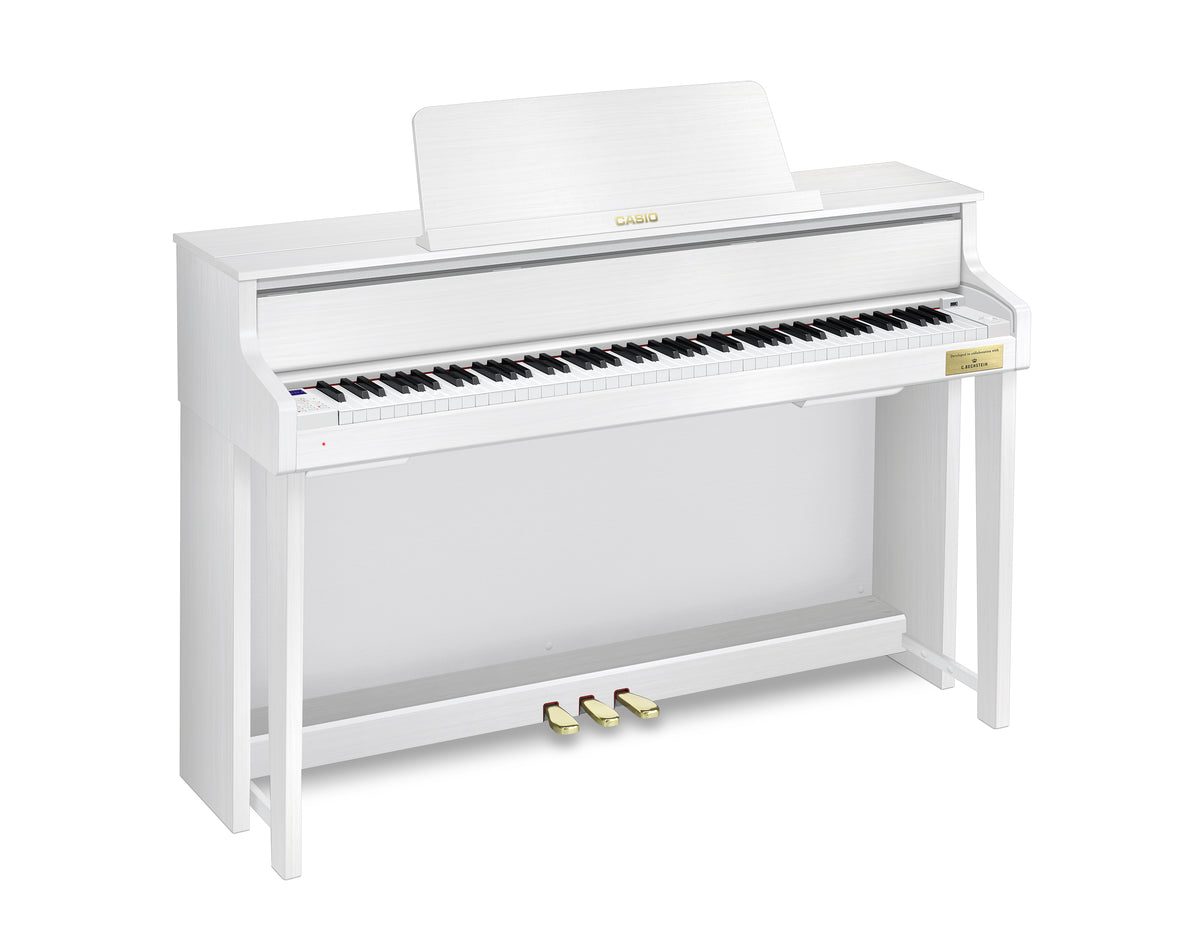 Casio Celviano Grand Hybrid GP-310, valkoinen hybridipiano Laatusoittimen valikoimassa