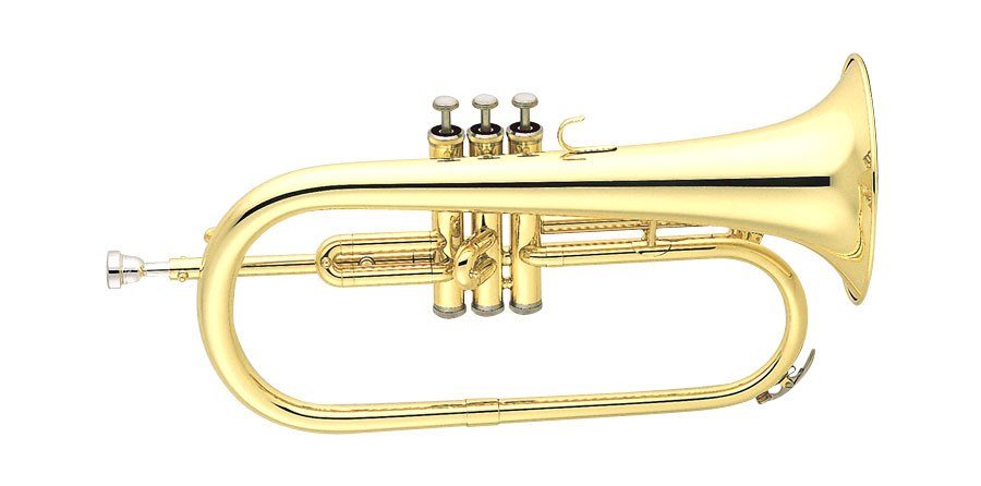 Yamaha YFH-2310 Bb-flyygelitorvi, lakattu keltamessinkinen kello
